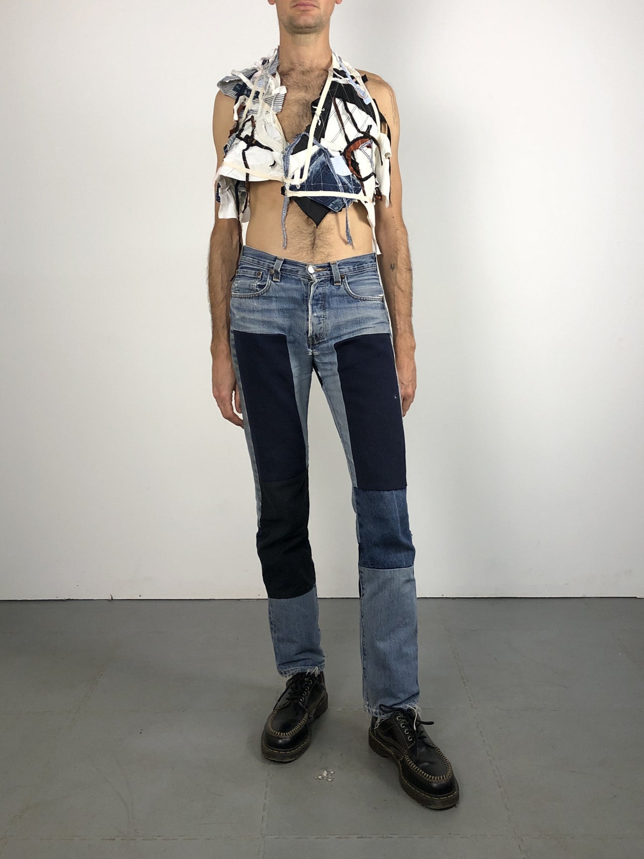 Débardeur en chutes de vêtements
