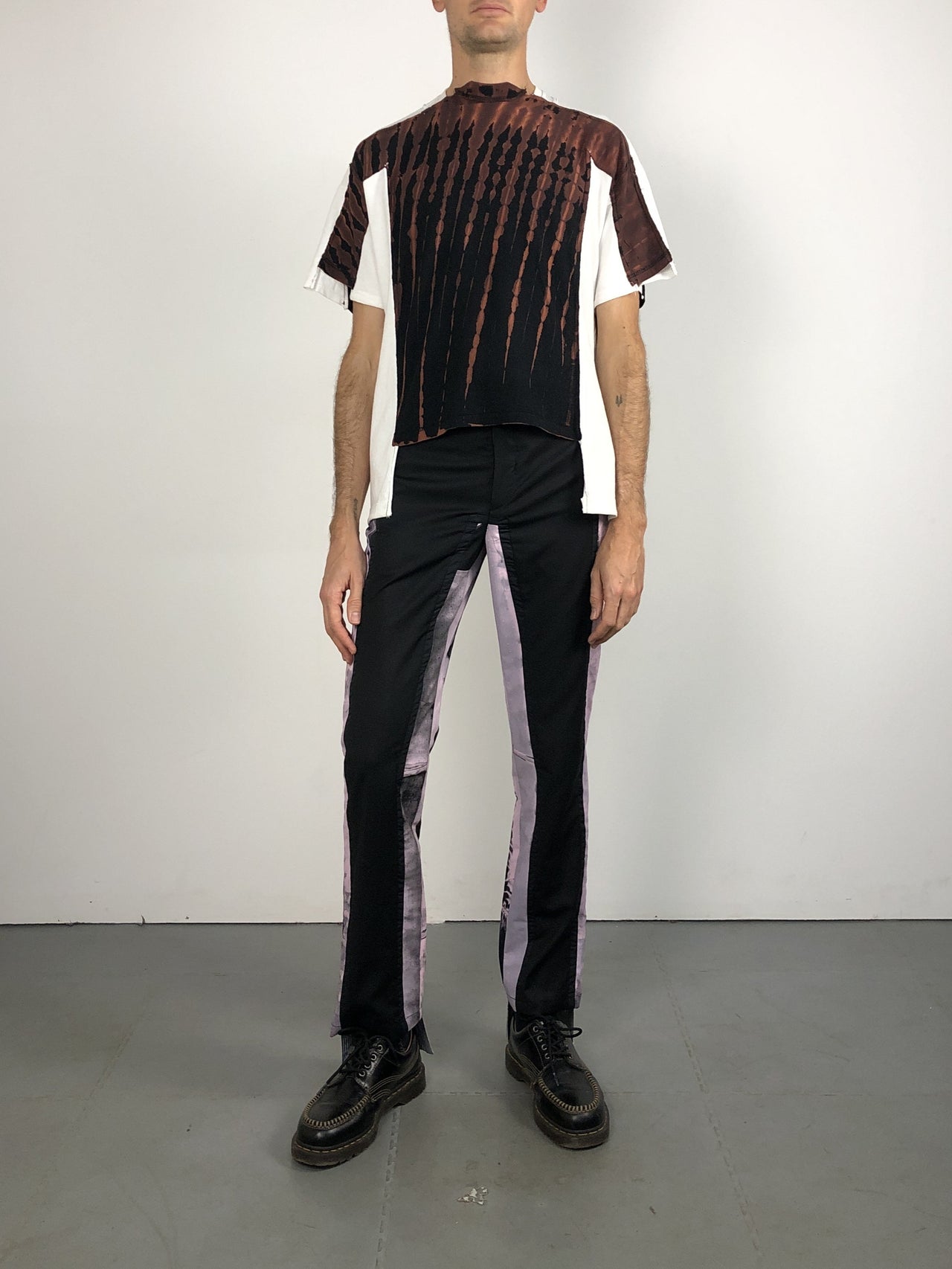 T-shirt lié découpe dos et devant
