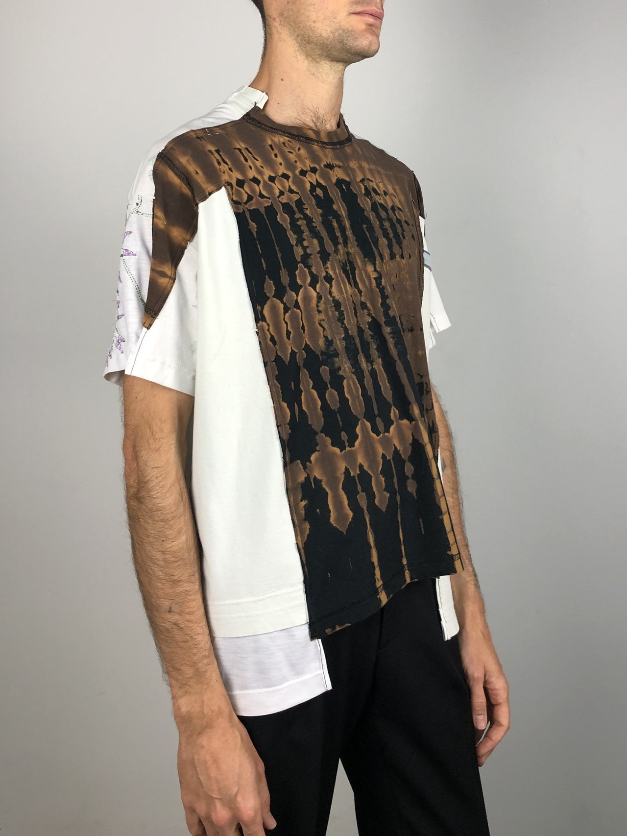 Tshirt original surcyclé, "les tshirts liés" duo1 2/2